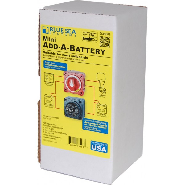Solenoide Adicionar uma Mini bateria - Caixa - N°1 - comptoirnautique.com