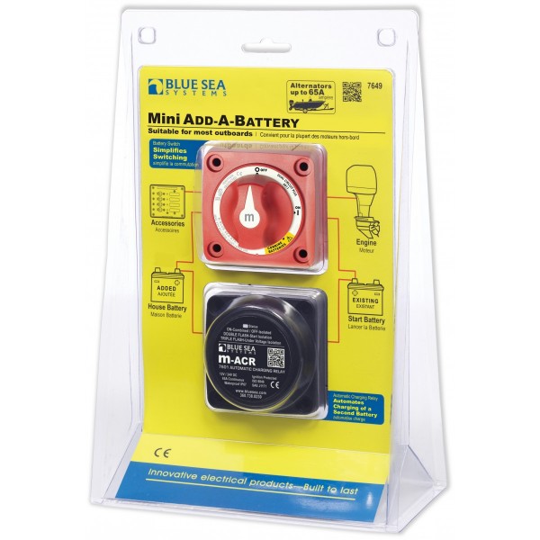 Solenoide Aggiungi mini batteria 65A - N°1 - comptoirnautique.com