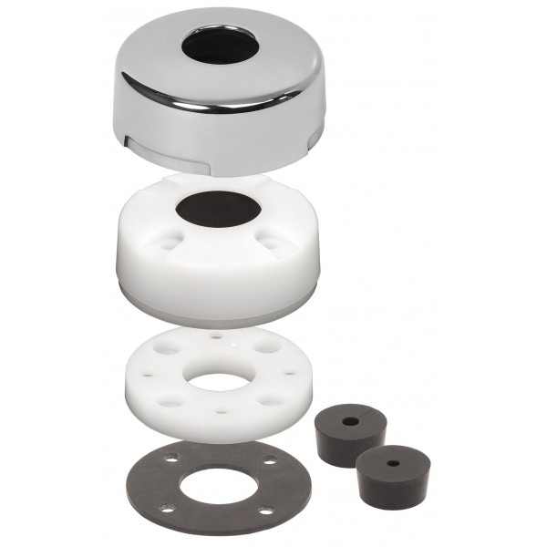 .625 acero inoxidable CableClam Tapa pretaladrada - N°1 - comptoirnautique.com