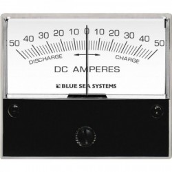 Ampèremètre DC 50–0–50A...