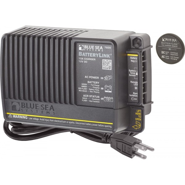 Caricabatterie BatteryLink 12VDC 10A 2Bank (sostituisce 7605B-BSS) - N°1 - comptoirnautique.com