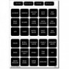 Kit di etichette DC H2O 30 Square Black V1 - N°1 - comptoirnautique.com