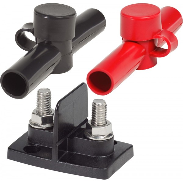PowerPost Doppio 2 X 3-8in borchie con isolatori - N°1 - comptoirnautique.com