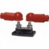 BusBar Dual Stud 3-8in con isolatori