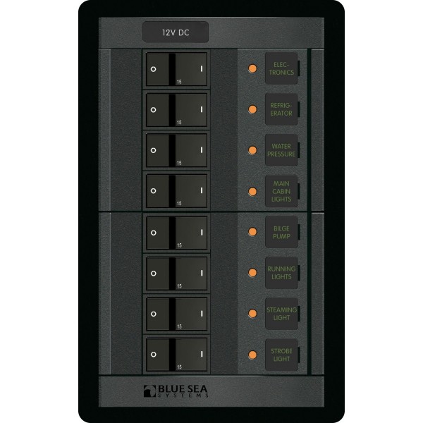 Pannello 360 12VDC 8pos FR (sostituisce 1200B-BSS) - N°1 - comptoirnautique.com