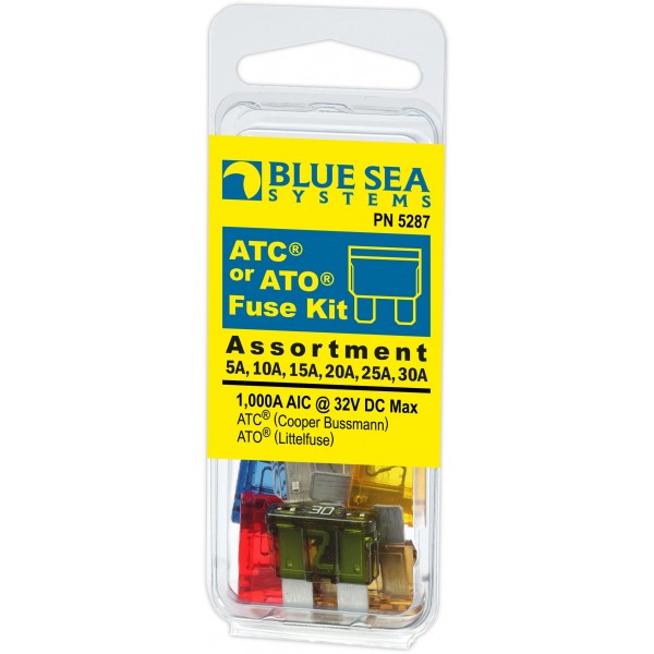 Kit de fusibles ATO-ATC 6 uds - N°1 - comptoirnautique.com