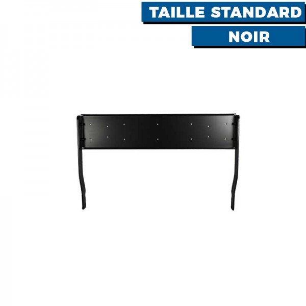 base dossier leaning post standard noir de face - N°2 - comptoirnautique.com