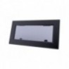 Flush T3 mitered window - grey
