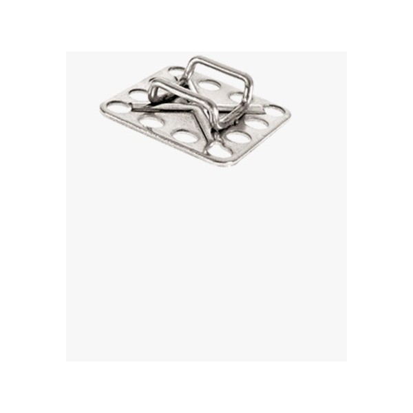 BIGHEAD - Set of 10 square-head cable holders - STAINLESS STEEL - N°1 - comptoirnautique.com 
