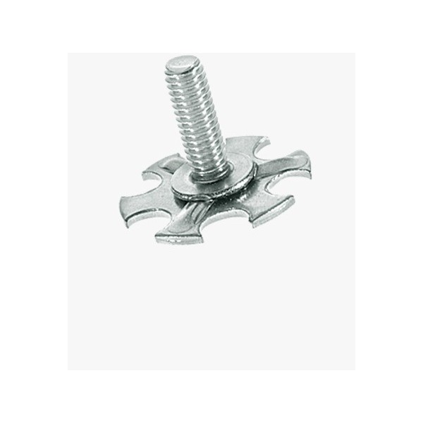 BIGHEAD M1 - Elementi di fissaggio con perno filettato a testa tonda Ø19 mm - Acciaio zincato (M5x12) - N°1 - comptoirnautique.com