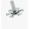 BIGHEAD M1 - Elementi di fissaggio con perno filettato a testa tonda Ø19 mm - Acciaio zincato (M5x12) - N°1 - comptoirnautique.com