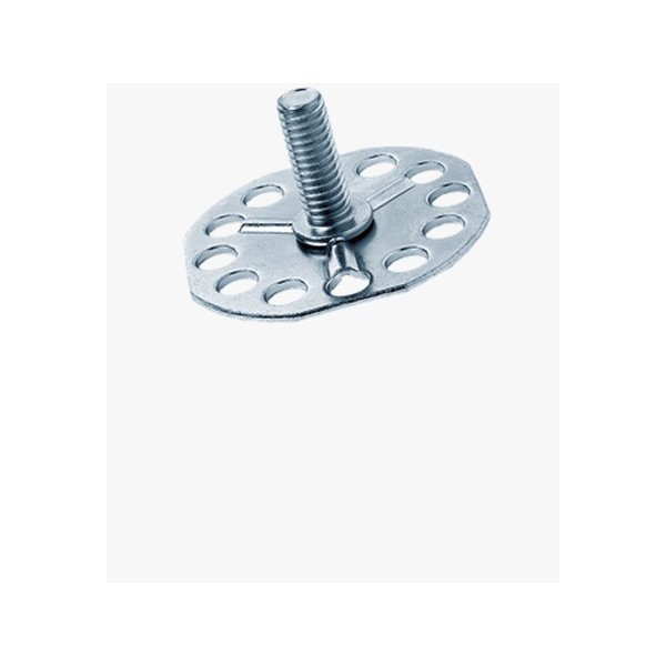 BIGHEAD M1 - Elementi di fissaggio con perno filettato a testa tonda ottagonale Ø38 mm - Acciaio zincato (M6x20) - N°1 - comptoirnautique.com