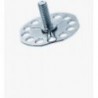 BIGHEAD M1 - Befestigungen mit Gewindestift achteckiger Rundkopf Ø38 mm - Verzinkter Stahl (M6x20)