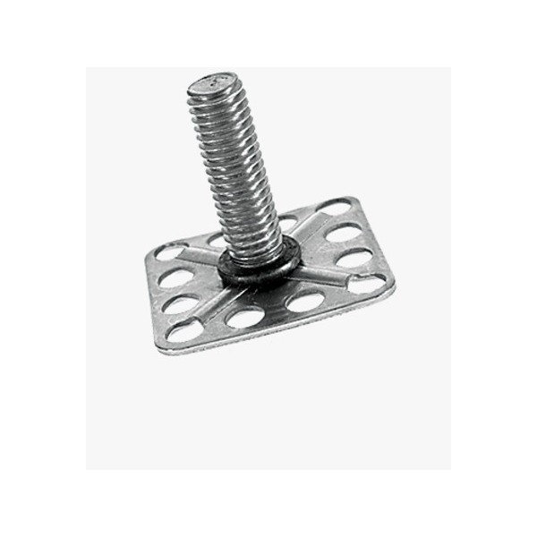 BIGHEAD M1 - Fissaggio con perno filettato a testa quadra 32x32 mm - ACCIAIO INOX (M6x50) - N°1 - comptoirnautique.com