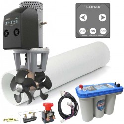 Pack propulseur d'étrave électrique Sleipner SE80 Ø185 mm pour voilier de 10 à 15 m