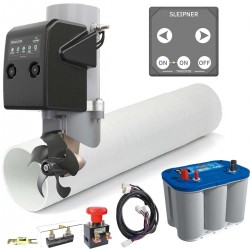 Pack propulseur d'étrave électrique Sleipner SE40 Ø125 mm pour voilier de 8 à 10 m