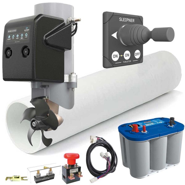 Pack propulseur d'étrave électrique Sleipner SE40 Ø125 mm - bateau moteur - 8 à 10 m - N°1 - comptoirnautique.com