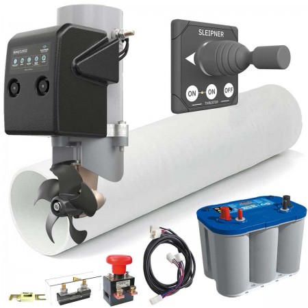 Pack propulseur d'étrave électrique Sleipner SE40 Ø125 mm - bateau moteur - 8 à 10 m