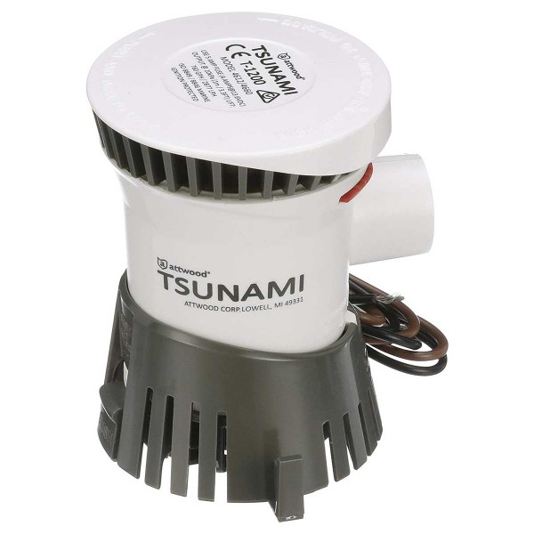 Bomba de esgoto Tsunami T1200 - 12V - 69 L/min - N°1 - comptoirnautique.com 