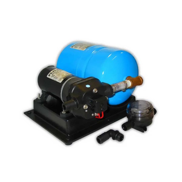 Unità idrica con serbatoio di accumulo da 4L - 12V - 22 L/min - N°3 - comptoirnautique.com