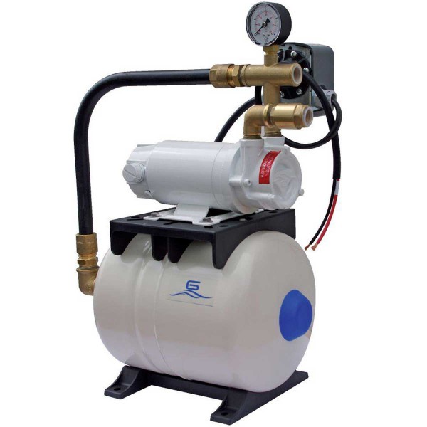 Groupe d'eau Gianneschi  Indromini avec réservoir 8L - 24V - 22 L/min - N°1 - comptoirnautique.com