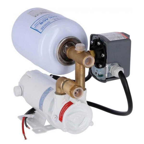 Gruppo idrico Idromini con serbatoio da 5L - 24V - 50 L/min - N°2 - comptoirnautique.com