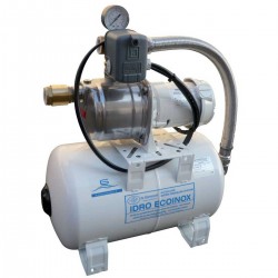 Groupe d'eau Gianneschi EcoInox 1 avec réservoir 20L - 24V - 45L/min