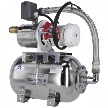 Groupe d'eau Gianneschi EcoInox 2 avec réservoir 20L inox - 230/400V - 55L/min