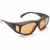 Sobregafas polarizadas ámbar medio