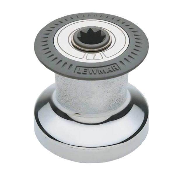 Winch standard lewmar  - Taille 7 - 1 vitesse - Chrome - N°1 - comptoirnautique.com