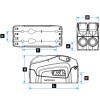DC1 morsetto singolo 6-8 mm - N°5 - comptoirnautique.com