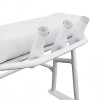leaning post original blanc fishmaster de dos avec porte cannes - N°3 - comptoirnautique.com