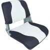 siège pliable skipper springfield blanc/bleu de face - N°1 - comptoirnautique.com