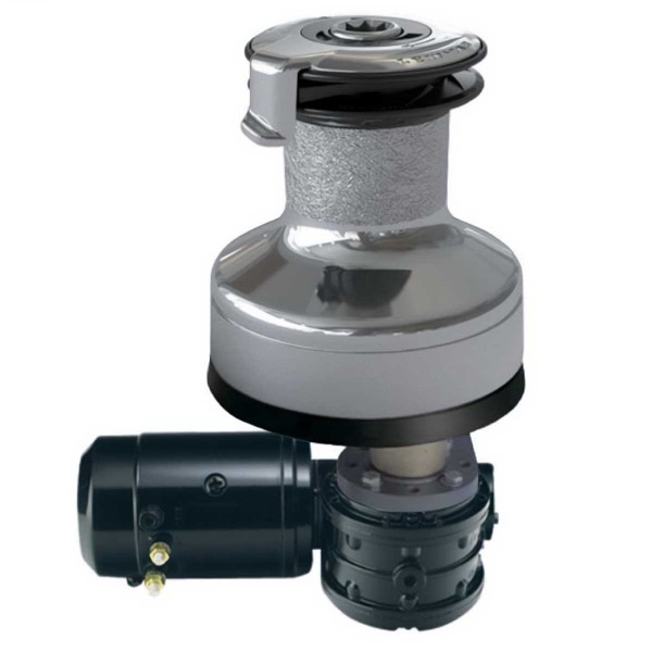 Kit winch électrique Lewmar EVO 70 Self Tailing - 24V - Chrome - N°1 - comptoirnautique.com