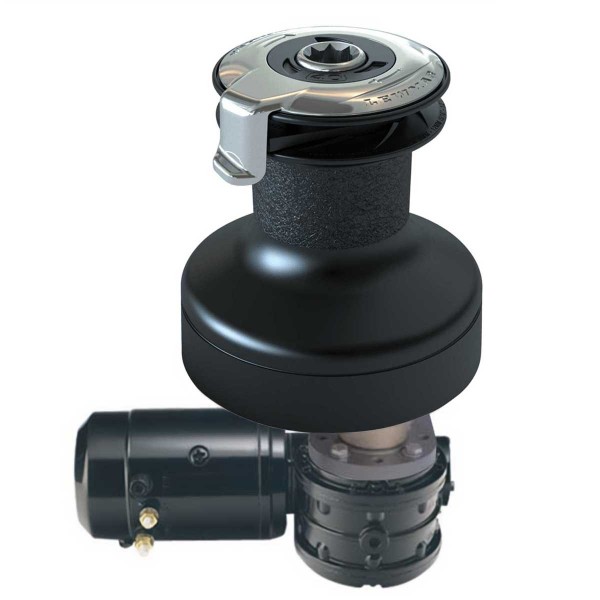 Kit winch électrique Lewmar EVO 70 Self Tailing - 24V - Noir - N°1 - comptoirnautique.com