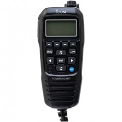 Micro HM-195 pour Radio VHF IC-M410BB Black Box ICOM - vue face - front
