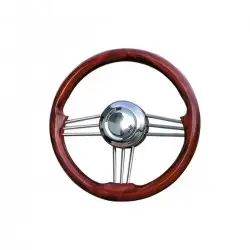 volant acajou 350 mm de diamètre kent de face