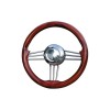volant acajou 350 mm de diamètre kent de face - N°1 - comptoirnautique.com