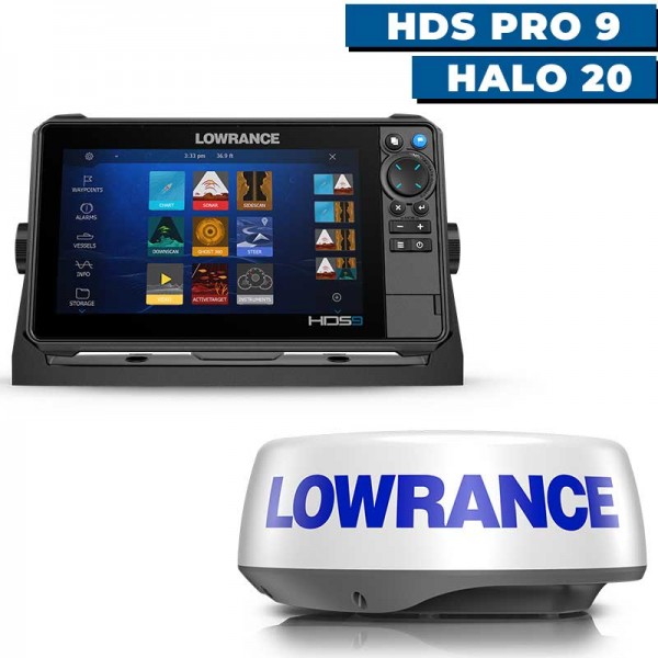 Pack radar Lowrance HDS Pro 9 et radar Halo 20 - N°3 - comptoirnautique.com