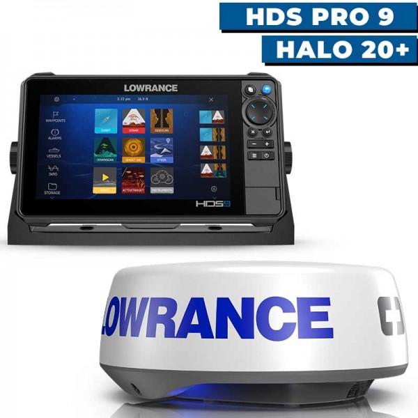 Pack radar Lowrance HDS Pro 9 et radar Halo 20+ - N°4 - comptoirnautique.com