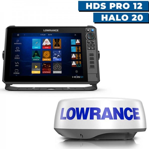 Pack radar Lowrance HDS Pro 12 et radar Halo 20 - N°9 - comptoirnautique.com