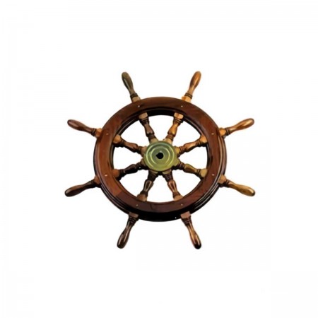roue bois diamètre 500 mm avec fixation pour cône MO Kent de face