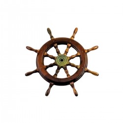 roue bois diamètre 420mm Kent de face