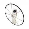 Leather-covered boat wheel, Ø 1070 mm, 8 spokes