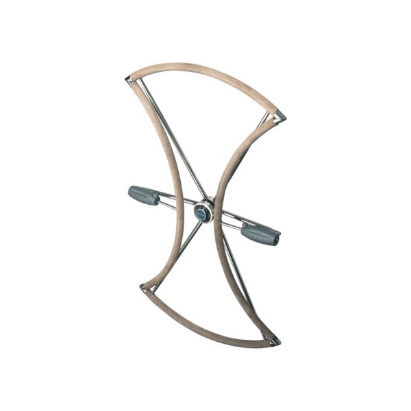 barre à roue pliante avec connexion conique standard et parallèle lewmar de face - N°1 - comptoirnautique.com