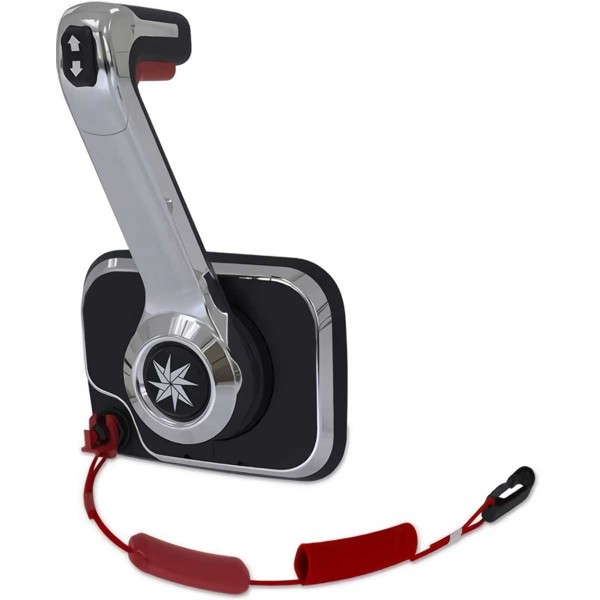 Boîtier latéral encastré bi-fonction gaz/inverseur avec trim de face - N°1 - comptoirnautique.com