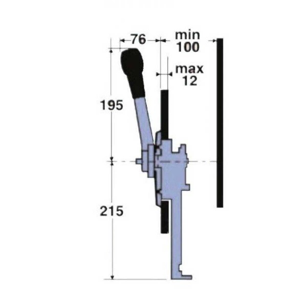 TFX 700S scatola di comando laterale ad incasso per barche a vela - N°3 - comptoirnautique.com