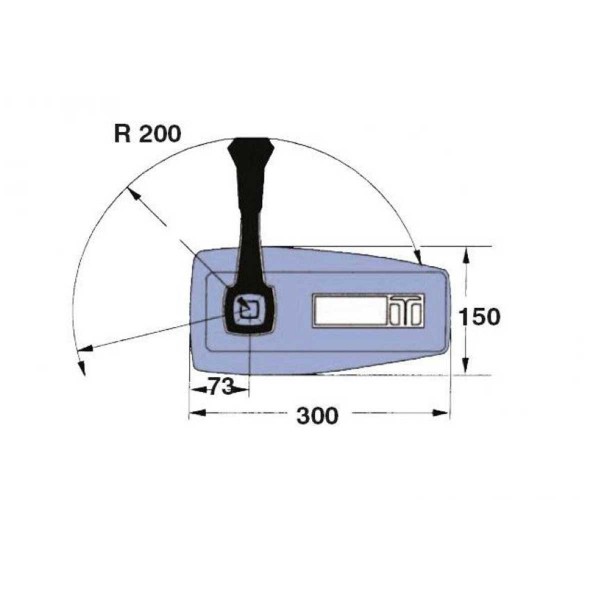 dimensions boitier de commande latéral 700 SO - N°4 - comptoirnautique.com