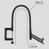 Dimensions - Bras de fixation flexible Deeper 2.0 - Flexible Arm Mount 2.0 - N°2 - comptoirnautique.com