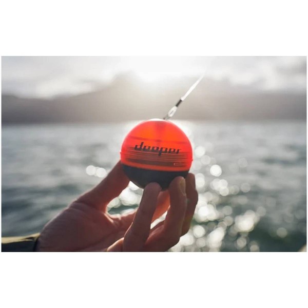 Couvercle orange Deeper pour pêche de nuit - transparent et lumineux - N°5 - comptoirnautique.com